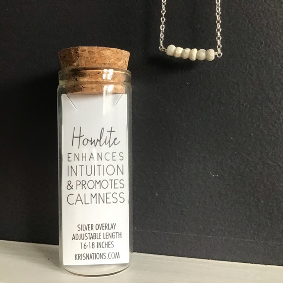 Kris Nations Howlite Necklace - Picture 2 of 6